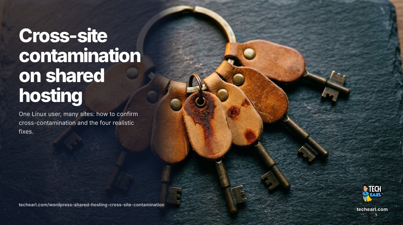 When multiple WordPress sites in one shared hosting account get infected at once, the cause is structural. open_basedir, suEXEC, isolation, and when to move hosts.