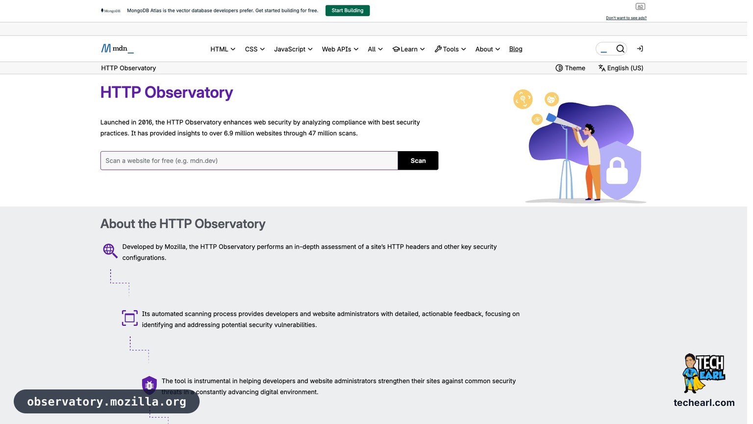 developer.mozilla.org HTTP Observatory, Mozilla's hosted defensive header analyser including CSP frame-ancestors checks