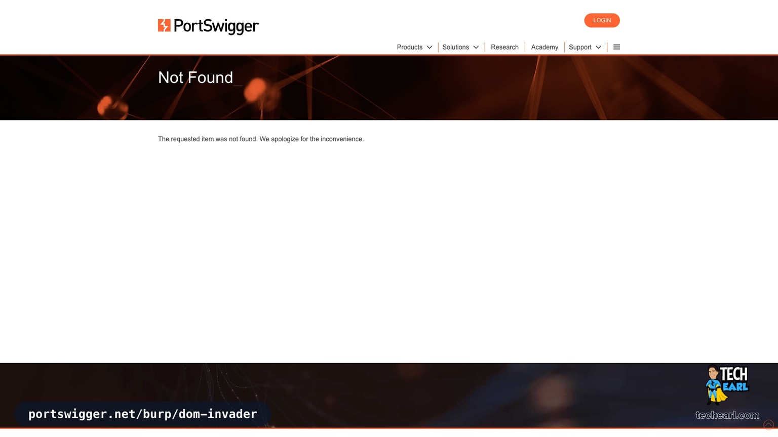 portswigger.net Burp Suite DOM Invader documentation page, the in-browser DOM XSS source-to-sink tracer built into Burp's embedded Chromium